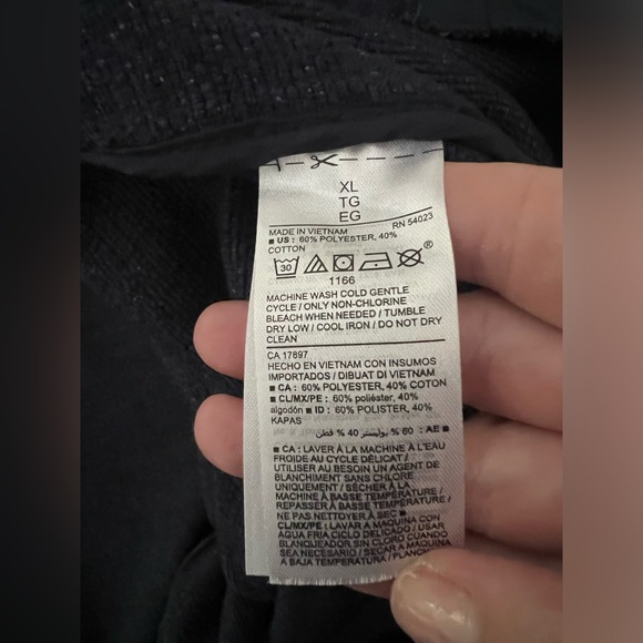 Old Navy - dark denim color light coat - Picture 9 of 10